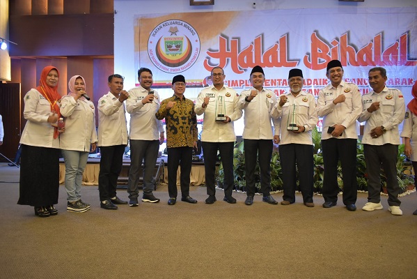 Ketua Harian DPP IKM, Andre Rosiade menghadiri Halal bi Halal DPD IKM Banten. (Foto: Dok. Tim AR)