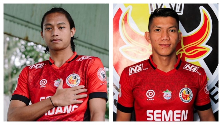 Dua pemain teranyar yang didatangkan SPFC. (Foto: Dok. Media Officer Semen Padang FC)