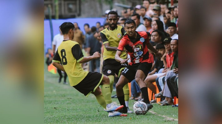 Laga ujicoba Semen Padang FC di kawasan Payakumbuh. (Foto: Dok. Media Officer SPFC)
