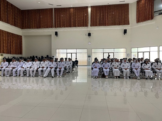 Sejumlah pegawai Eselon IV yang dirotasi dan dilantik di Aula Balai Kota Padang pada Jumat (15/7/2022) pagi. (Foto: Dok. Istimewa)