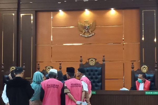 Sidang lanjutan dugaan korupsi di KONI Kota Padang. (Foto: Dok. Istimewa)