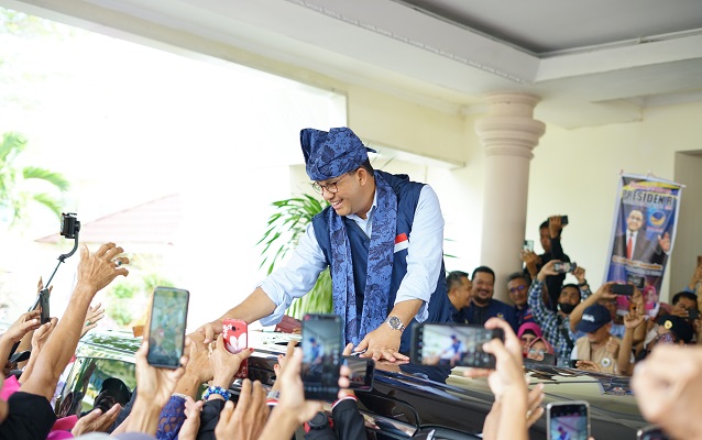 Calon Presiden dari Partai NasDem, Anies Baswedan tiba di BIM, Sabtu (3/12/2022), pukul 15.25 WIB. (Foto: IST)