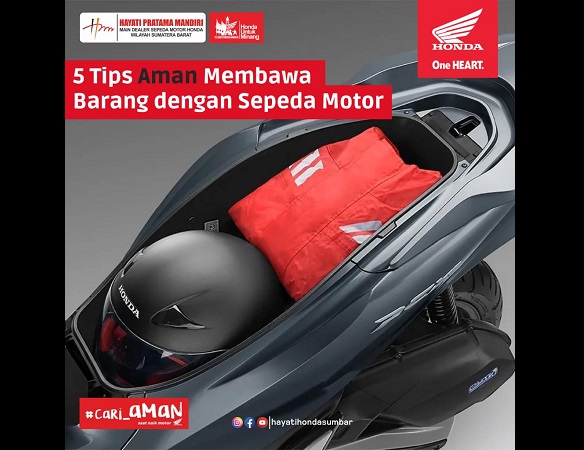 Tips berkendara sepeda motor dengan aman. (Foto: AHM)