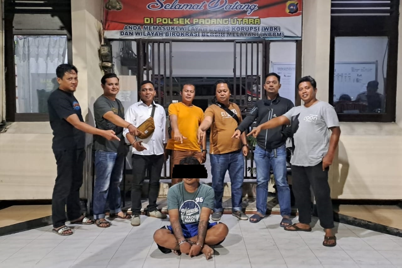 Polsek Padang Utara Mengamankan seorang terduga penyalahgunaan narkoba