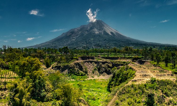 Gunung Merapi di Jawa Tengah. (Foto: Pikiran Rakyat/Hilmy Farhan)