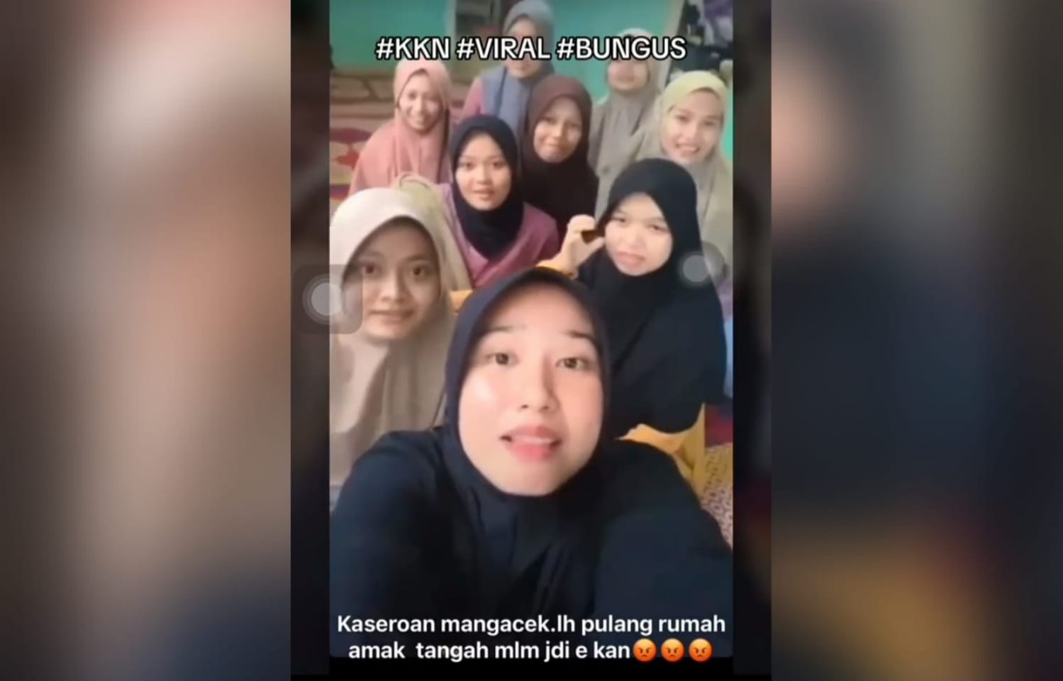 Mahasiswa UNP viral karena mengluhkan fasilitas di tempat KKN. (Foto: istimewa)