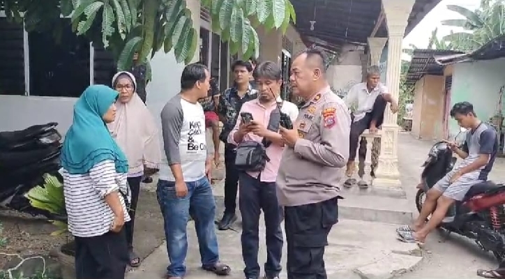 Polisi tengah menyelidiki penemuan mayat bayi di Ampang Kota Padang. (Foto: istimewa)