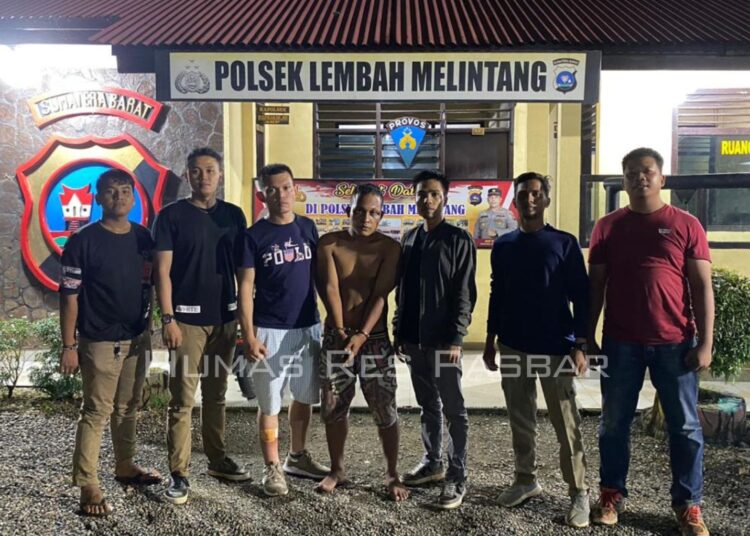 Tim Unit Reskrim Polsek Lembah Melintang Mengamankan Pelaku Pencurian