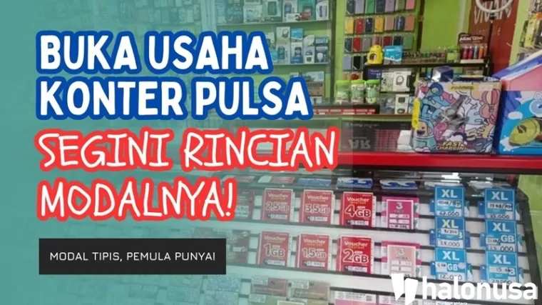 Ilustrasi modal usaha konter pulsa kecil-kecilan. (*)