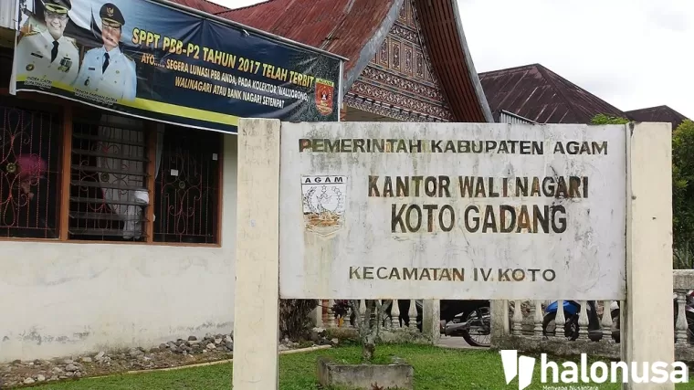 Kantor Wali Nagarui Koto Gadang, Kecamatan IV Koto. (Foto: Wikipedia)