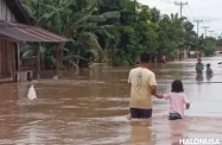 Ilustrasi banjir. (Foto: Istimewa)