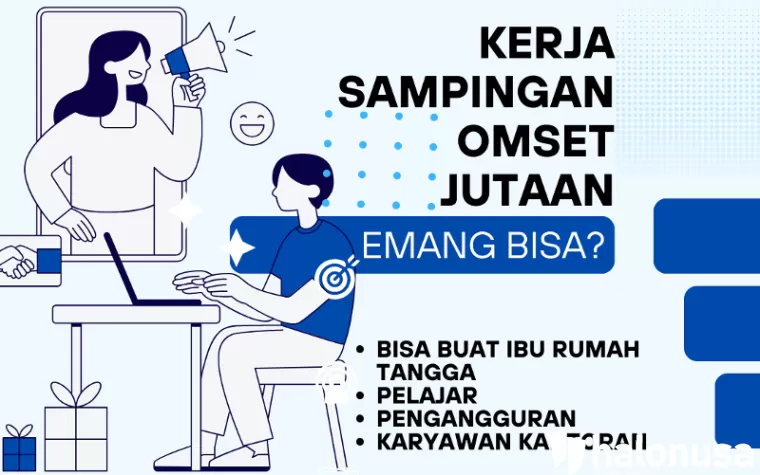 Ilustrasi Kerja Sampingan Omset Jutaan (foto: Canva)