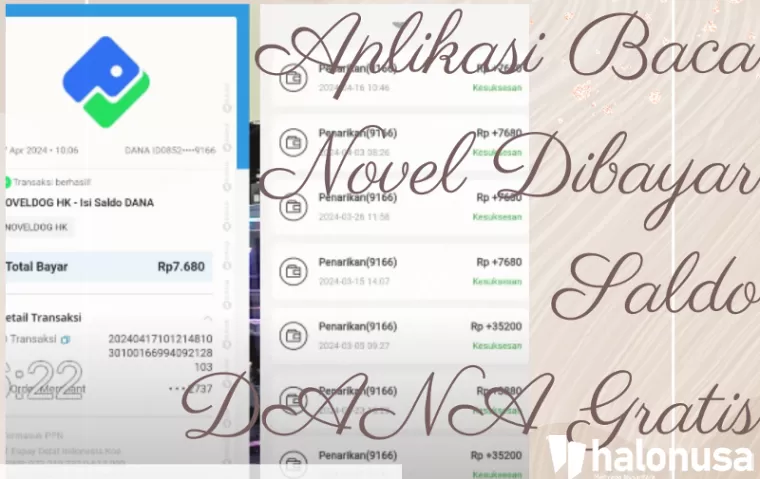 Ilustrasi Aplikasi Penghasil Uang NovelDog (foto: Youtuber Jadi Berkah/Canva)