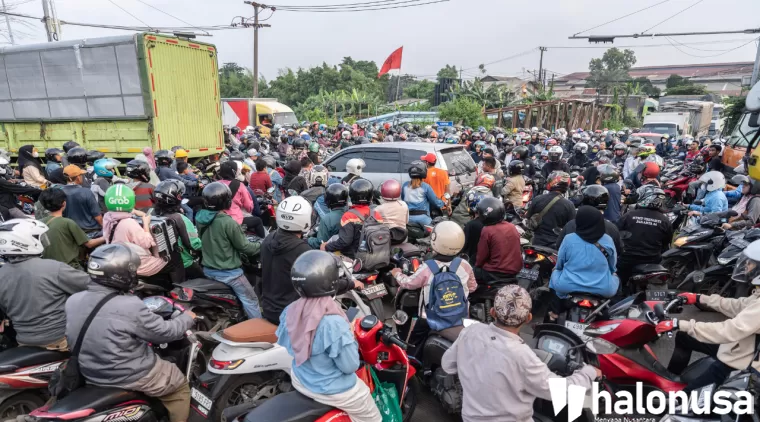 Ilustrasi kemacetan yang terjadi saat libur lebaran di Sumbar. (Foto: Sumbarprov.go.id)