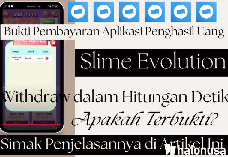 Ilustrasi Aplikasi Penghasil Uang Slime Evolution (foto: Youtuber Jadi Berkah/Canva)
