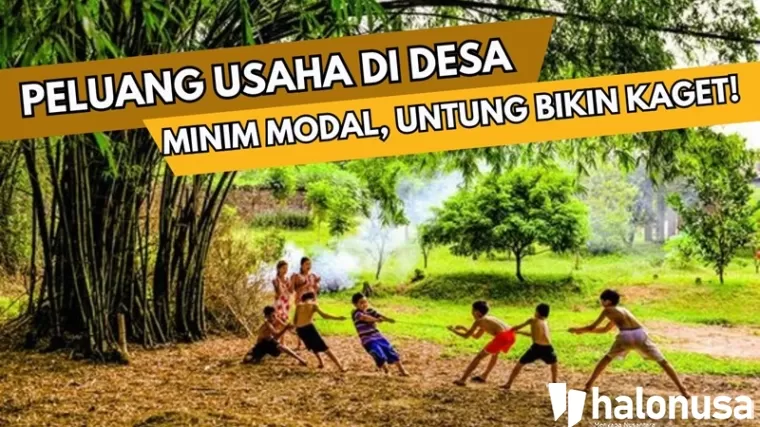 Ilustrasi ide usaha menguntungkan di daerah pedesaan. (Foto: Canva)