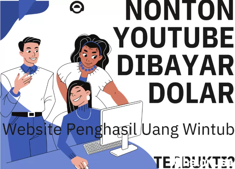 Ilustrasi Website Penghasil Uang Wintube (foto: Canva)