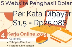 Dibayar Dolar Per Kata yang Ditulis Pada 5 Website Penghasil Uang Ini (foto: Canva)