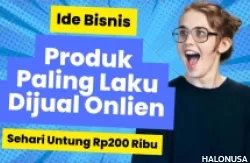 Ilustrasi ide produk paling laris untuk bisnis online. (Foto: Canva)