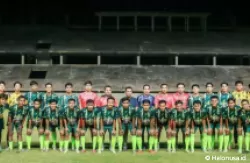 Tim Sepakbola PON Sumatera Barat (Sumbar). (Foto: Istimewa)