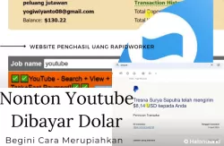 Ilustrasi website penghasil uang RapidWorker (foto: Youtuber Peluang Jutawan/Canva)