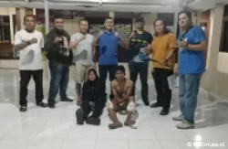 Tim Polsek Padang Utara mengamankan pelaku yang perampokan di Kota Padang
