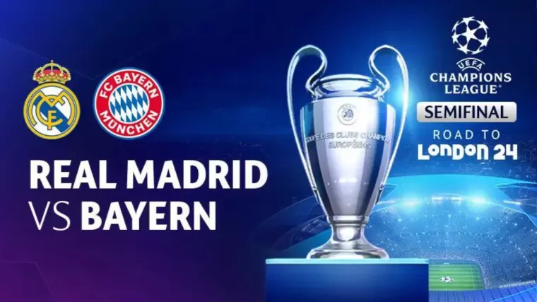 Live Streaming Real Madrid vs Bayern Munchen Liga Champions 2024. (Foto: Vidio.com)