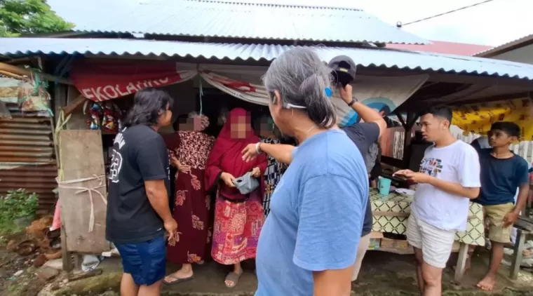 Tim Klewang Polresta Padang ringkus lima wanita lansia di Kuranji yang sedang asik berjudi. (Foto: Istimewa)