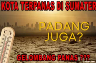 Kota-kota terpanas yang ada di Pulau Sumatera. (Foto: Youtube Creative Hamdi)