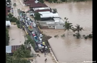 Banjir di Sulawesi Selatan. (Foto: Istimewa)