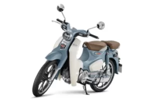 Warna baru Honda Super Cub C125 Pearl Cadet Gray. (Foto: AHM)