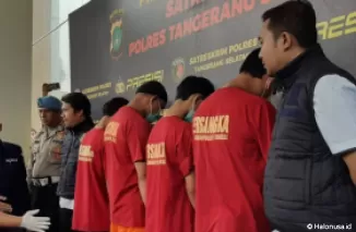 Empat orang telah ditetapkan sebagai tersangka terkait kasus pembubaran ibadah di Tangerang Selatan. (Foto: Kumparan)