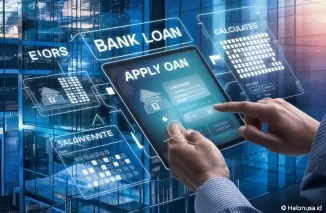 Ilustrasi pinjaman bank digital (foto: ideogram AI)