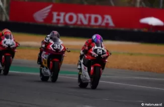 Pebalap Astra Honda di Asia Road Racing Championship 2024. (Foto: Astra Honda)