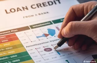 Ilustrasi pinjaman Personal Loan BCA dan simulasinya (foto: Ideogram AI)