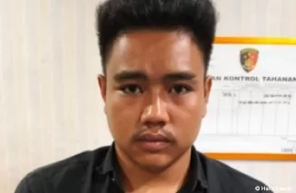 Rahma Rizki (21) seorang suami di Solok, Sumatera Barat, ditangkap oleh polisi setelah diduga membunuh istrinya, SPR, yang sedang hamil delapan bulan. (Foto: Istimewa)
