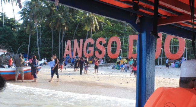 Foto Sempat Rusak, Dermaga Pulau Angso Duo Difungsikan Lagi