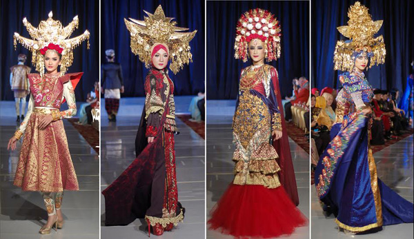 Foto Tampilnya Fashion Show 20 Top Desainer Minang 