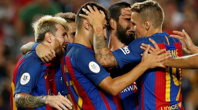 Foto Barcelona Juara Super Copa de Espana 2016