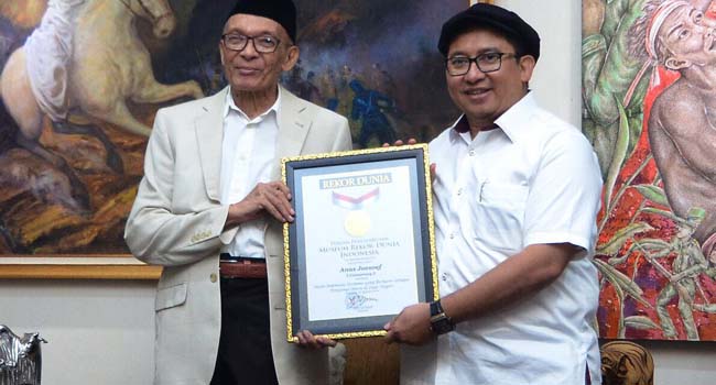 Foto Hormati Musisi Senior, Fadli Zon Gelar Syukuran 81 Tahun Anas Joesoef