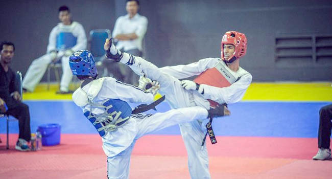 Foto Marstio Sabet Emas dan Taekwondoin Terbaik