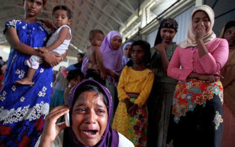 Foto Konflik Rohingya, Menlu RI Temui Menteri Myanmar