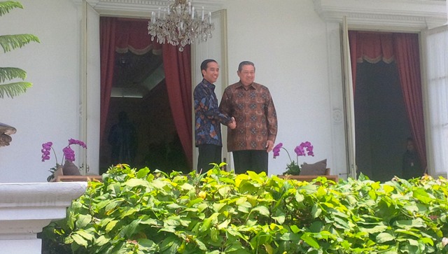 Foto Bertemu SBY, Jokowi: Ini Tradisi Politik dan Budaya Estafet Pembangunan