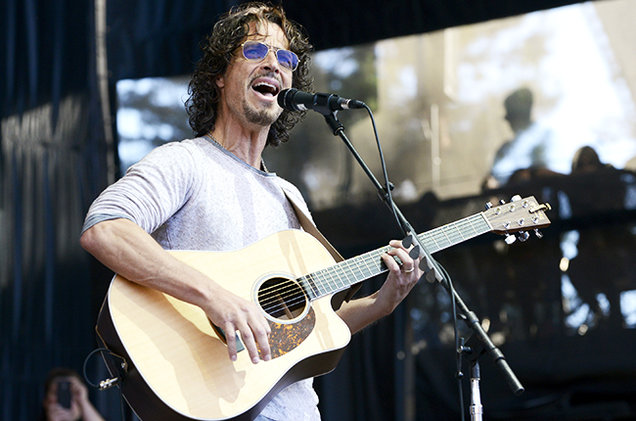 Foto Vokalis Soundgarden Chris Cornell Meningal Dunia