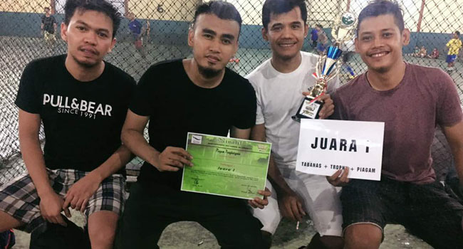 Foto Kommintau Juarai Turnamen Futsal Perantau Minang
