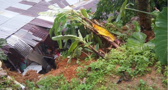 Foto Ini Titik Banjir dan Lokasi Longsor di Padang