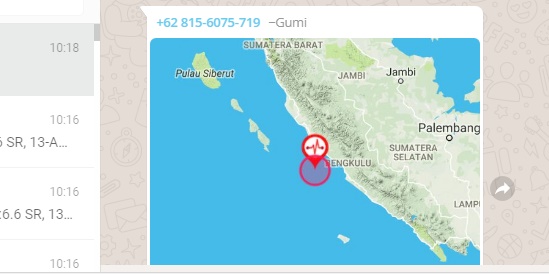 Foto Padang Dikagetkan Gempa 6,6 SR