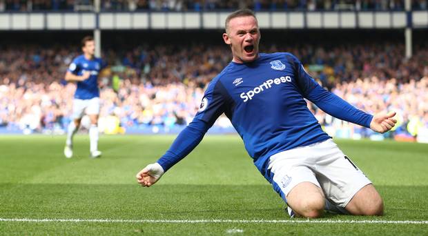 Foto Rooney Menangkan Everton, Chelsea Tumbang di Kandang