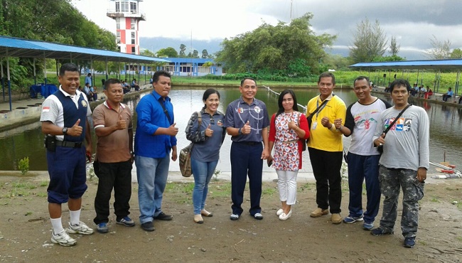 Foto Prajurit TNI AU dan Wartawan Ikuti Mancing Gembira