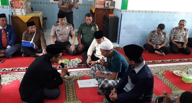 Foto Tahanan Polres Padang Panjang Jadi Muallaf